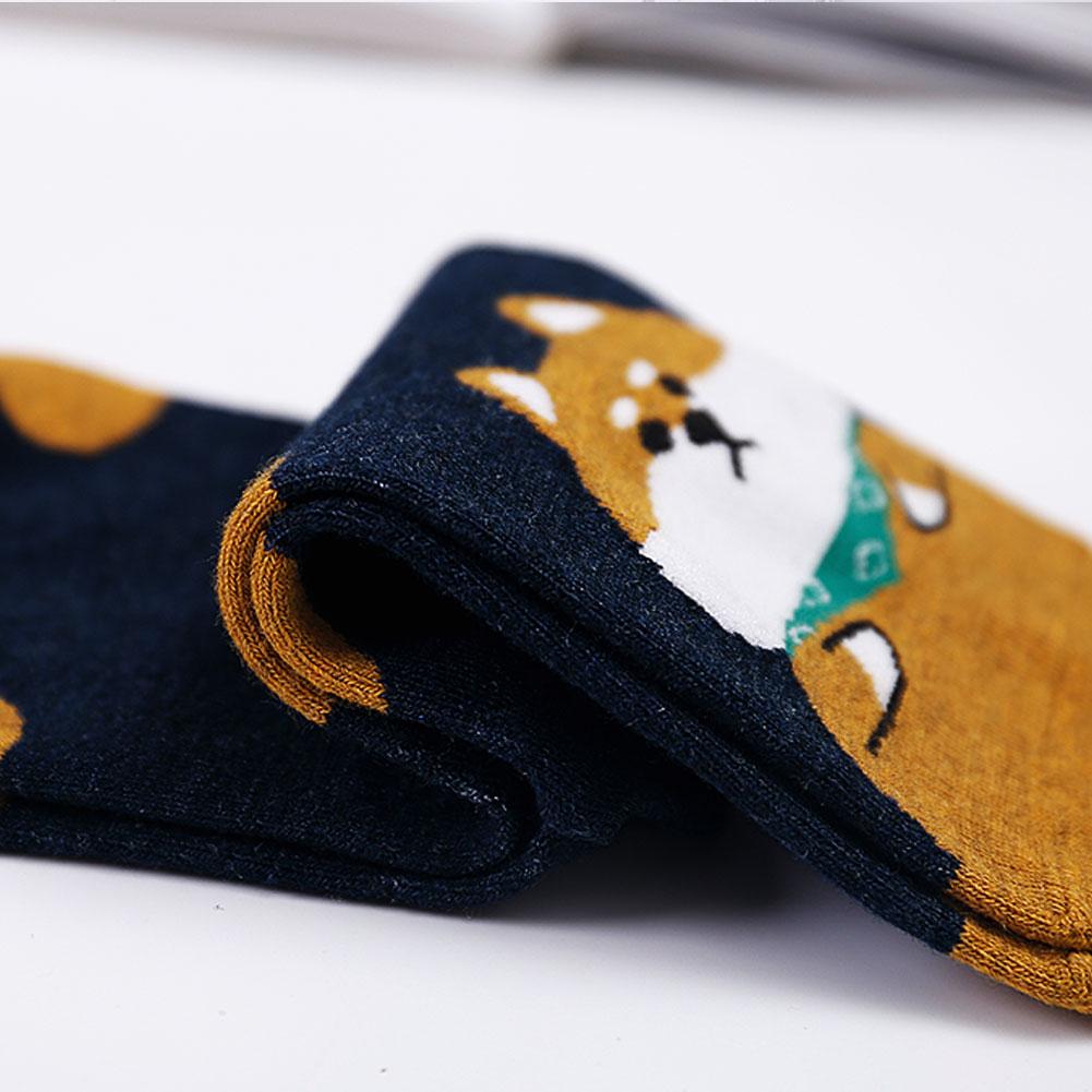 cotton animal crew socks