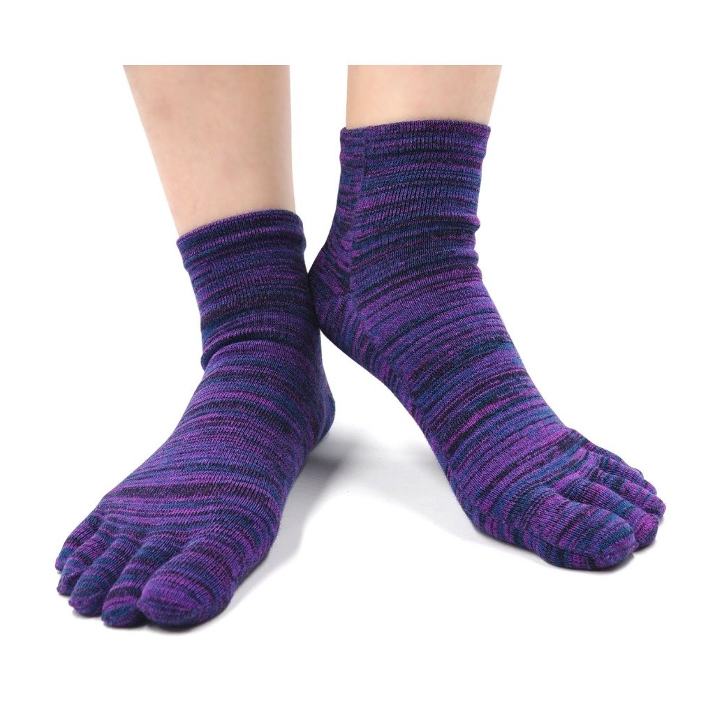 purple gym crew socks for men