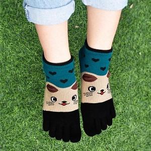 5 finger animal socks