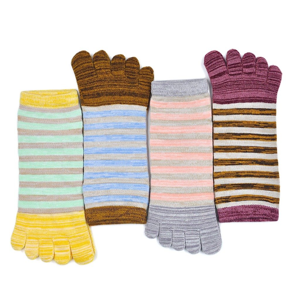 stripes crew socks for women