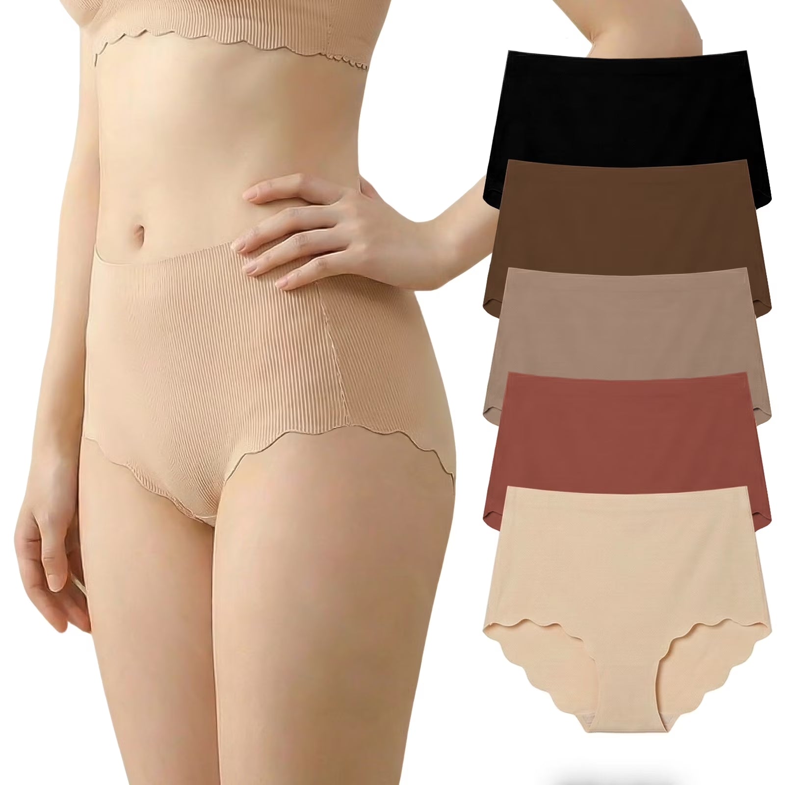 Seamless Underwear High Waisted No Show Briefs Soft Stretch Women s Pa Seamless Underwear High Waisted No Show Briefs Soft Stretch Women s Pa