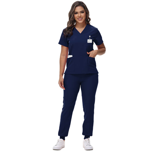 Scrub Sets for Women – Medical Nursing Top and Pants with 6 Pockets, Modern and Comfortable Scrub Set for Nurses and Healthcare Workers