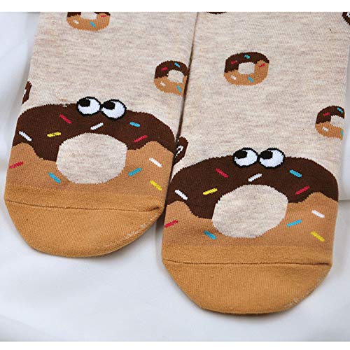 Womens Cotton Cute Animal Socks : Funny Soft Cat Dog Cotton Stocking Multipack for Thermal Warm Socks for Winter Christmas 5 Pairs