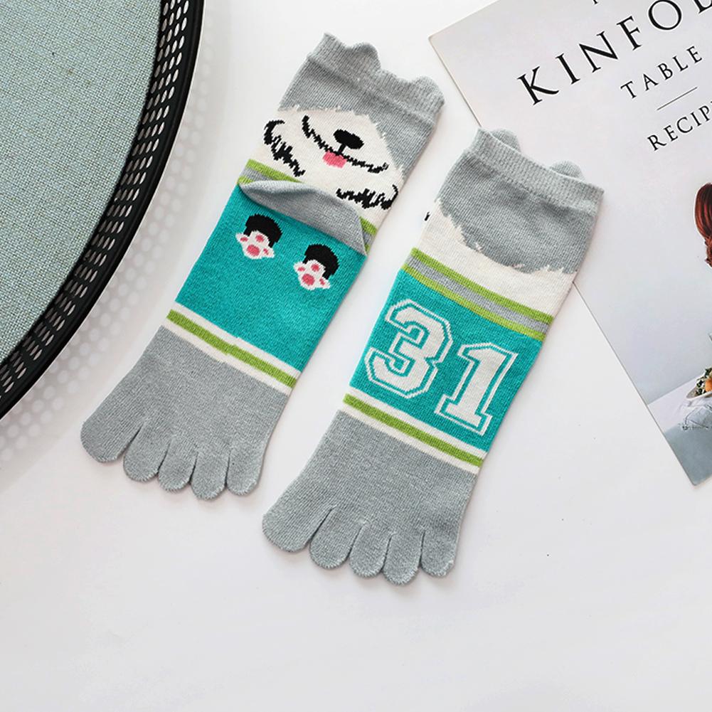 dog grey crew socks for women