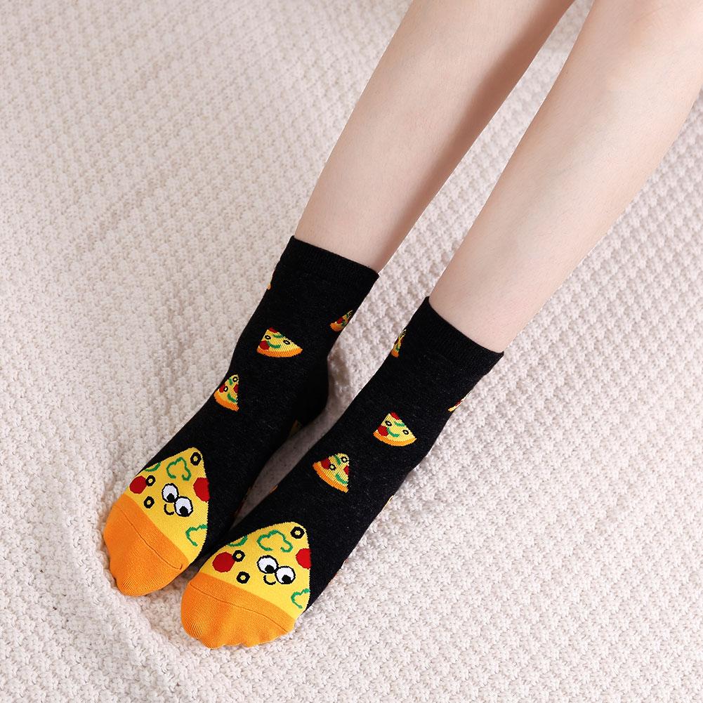 cute pizza crew socks for women