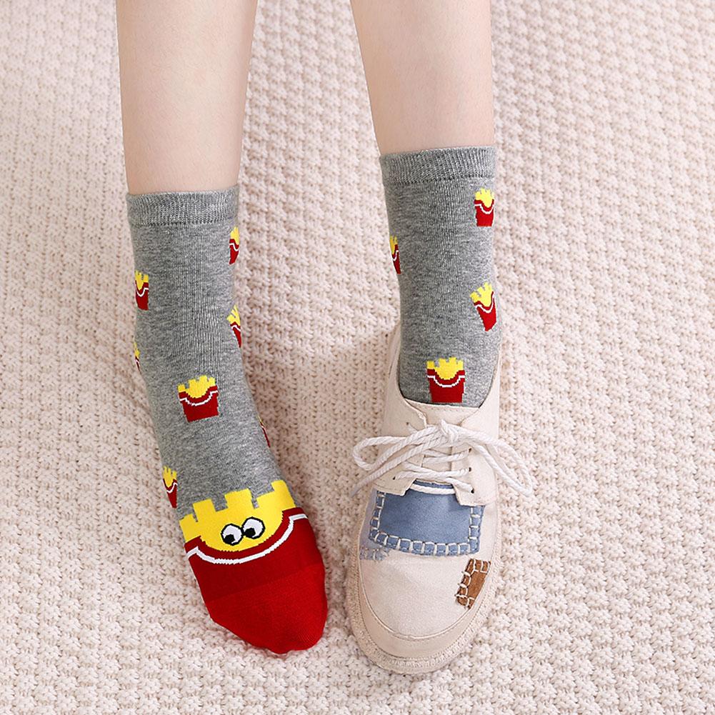 french fries crew socks for women