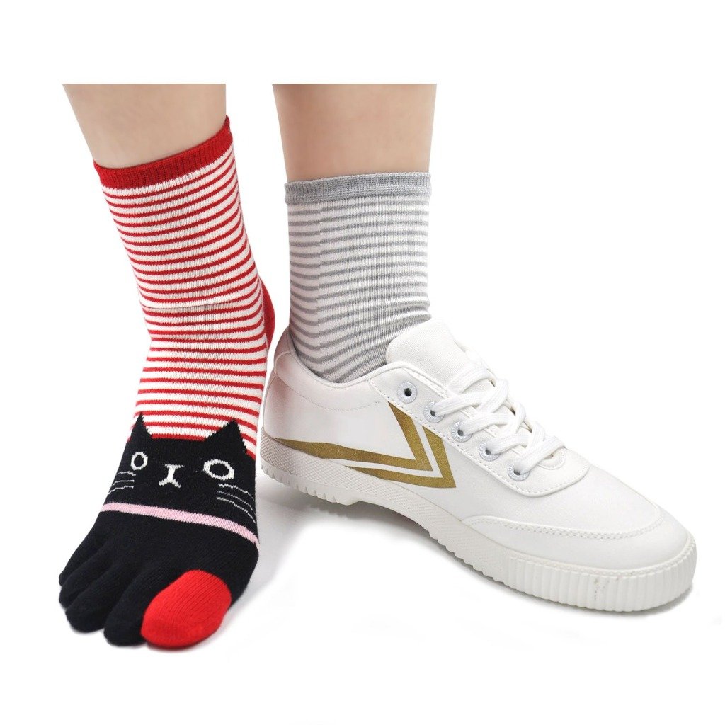 animal themed crew socks for women